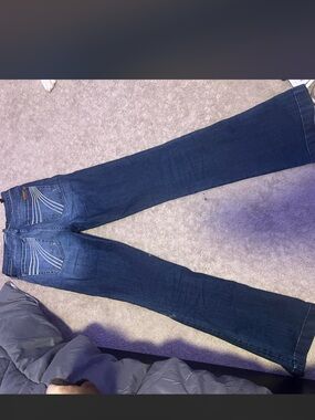 7 For All Mankind Dark Indigo Bootcut Jeans
